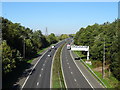 The A627(M) motorway, Chadderton Heights in M24 2RP