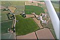 Crop marks in field off Armstrong's Lane, Friskney Eaudyke: aerial 2018 in PE22 8NJ