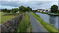 Towpath along the Leeds and Liverpool Canal at Hapton in BB12 7FG