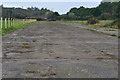 Surviving section of taxiway at former RAF Homsley South in BH23 8DX