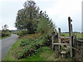 Footpath and Stile near Hadlow Down in Hadlow Down
