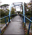 Footbridge over the M4 motorway, Morriston, Swansea in SA6 6LS