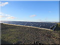 Ground level solar array at East Hills near Redford by Forfar, Angus in DD8 2SS