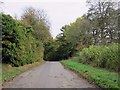 Rural road out of Wootton in OX20 1EZ