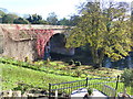 Overton Bridge from the grounds of the nearby pub in LL13 0DW