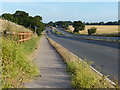 Cycleway and footpath along the A47 in NR31 6HD