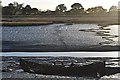 Alresford Creek at low tide in CO7 8BB