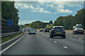Bolsover District : M1 Motorway in Ault Hucknall