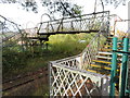 Footbridge at the site of Seven Sisters station in SA10 9AJ