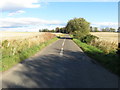 Minor road heading towards East Pitforthie in DD9 7AT