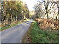Minor road from Slidderybrae to the Old Military Road in AB31 4BE