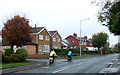 Cyclists on Croston Road in PR26 6QW