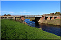 Railway Bridge Spanning the River Wharfe, Ulleskelf in YO23 7AB