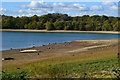 Low water level at Bough Beech Reservoir in TN8 7PW