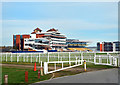 Towards the stands, Newbury Racecourse in RG14 5SS
