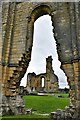 Byland Abbey: From north transept to south transept in YO61 4BD