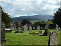 View from Churchyard at St. Mary's Church (Bronllys) in LD3 0HL