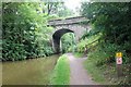 Approaching Bridge 91 on the Macclesfield Canal in ST7 3PY