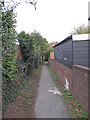 Public Footpath near Loftin Way, Chelmsford in CM2 9QJ