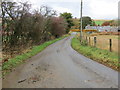 Minor road approaching Troupsmill in AB54 6EU