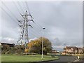Pylon by Leechpool Lane roundabout in BS37 7FH
