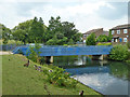 Footbridge over pond in RM6 5AT