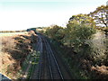 Railway track from Bryant's Bridge in NR16 2JR