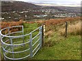 Kissing gate and footpath in SA9 2BL