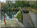 Spillway, Moorgreen Reservoir in NG16 3QZ