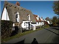 Cottages in Queen Street, Cowlinge in Cowlinge