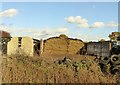 Silage clamp, Hall Farm in Brinsley