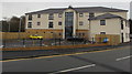 Recently-built block of flats, Elm Crescent, Bryntirion in CF31 4FD
