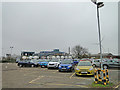 Chemical works beyond the carpark in North Lynn Ward