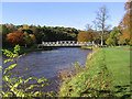 Footbridge over the River Tweed in EH45 9ED