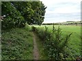 Footpath east of the castle, Castle Acre in PE32 2AY