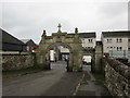 Entrance to the High Kirk, Lennoxtown in Lennoxtown