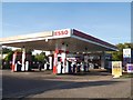 Esso filling station by A10 (Westwinch Road) in PE33 0NG