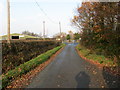 Minor road joining the B5381 at Caer Delyn Farm in LL17 0LG