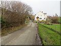 Cefn Eurgain Lane approaching Pant Yterfyn in CH7 6PL
