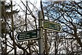 Footpath signpost near Silverburn in EH26 9LH