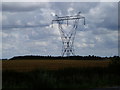 An unusual line of pylons in S66 7QU