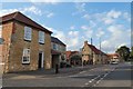 Bus stop in Navenby (by A607) in LN5 0JJ
