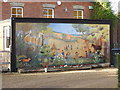 Mural on a cabin at the Westacre Montessori school in PE32 1PX