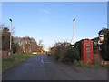 Telephone box on the Innisfree Park Homes estate in PE32 1EU
