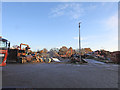 Scrapyard on the line of the old railway line in PE32 1EY