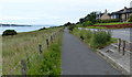 Heading east along the Fife Coastal Path in DD6 8QX