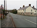 Cilcain Road and Pen y Fron Road junction, Pantymwyn in CH7 5EH