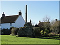 Old market cross in Back Street, Binham in Binham