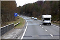 Northbound A9 crossing the River Garry in PH18 5UN