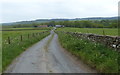 Lane towards Plane Tree Cottage Farm in YO13 0EY